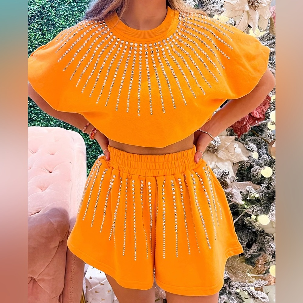 QOS Tangerine Burst Bubble Set